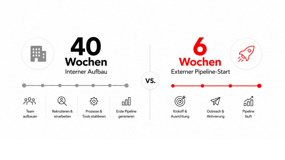 Externer Vertrieb im B2B: So baust Du Pipeline ohne langes Recruiting auf