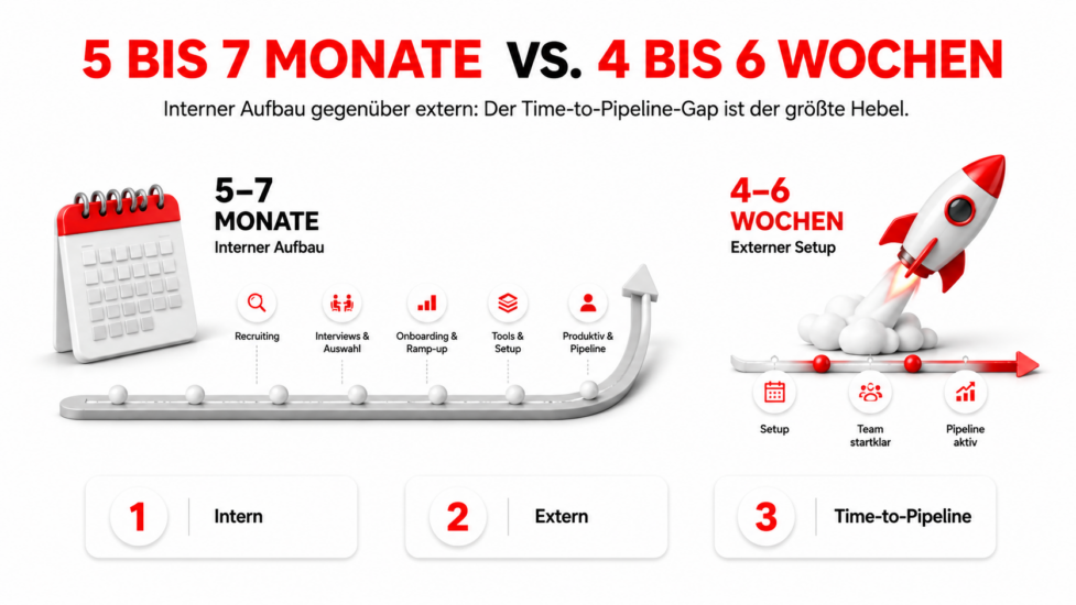 Outsourcing Vertrieb Vorteile: 9 Hebel für schnellere Pipeline im B2B