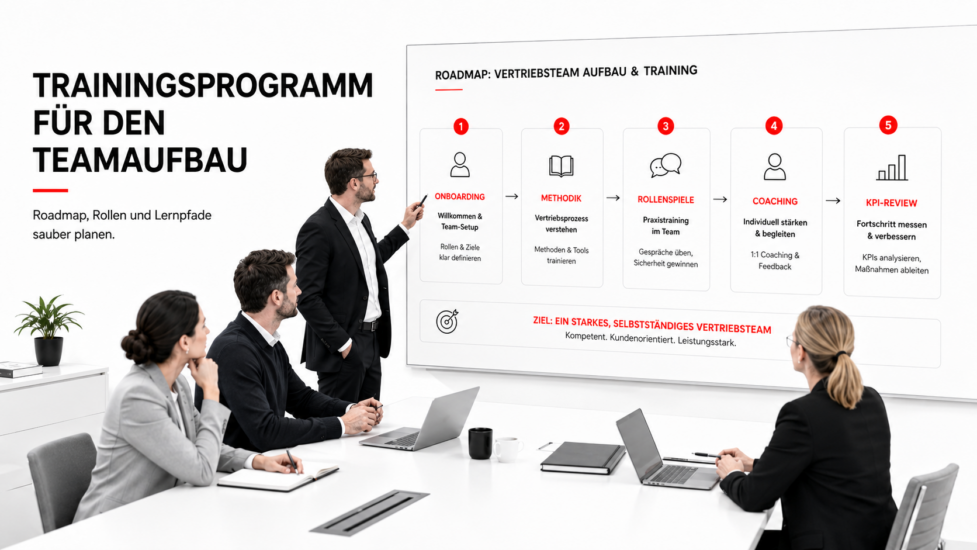 B2B Sales Training: So baust Du ein Vertriebsteam auf, das komplexe Deals gewinnt