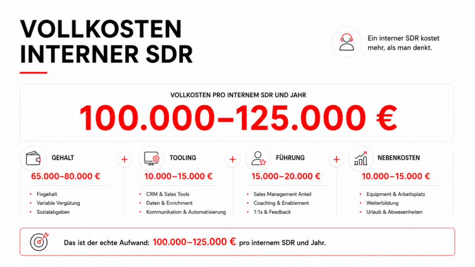 Sales Outsourcing Kosten: Was ein professionelles B2B-Setup wirklich kostet