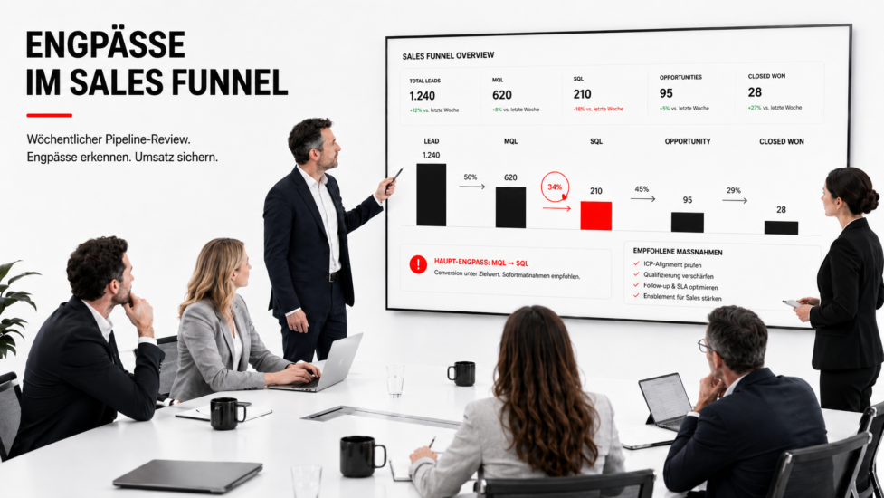 Sales Funnel Optimierung B2B: Welche Conversion-Hebel wirklich Umsatz bewegen